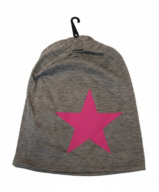 Beanie mit farbigen Stern