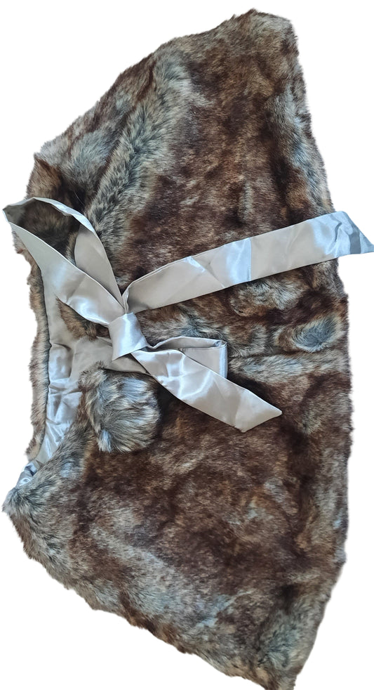 Schulter - Kunstpelzstola – Elegant & Warm für festliche Anlässe - Folad Home & Style