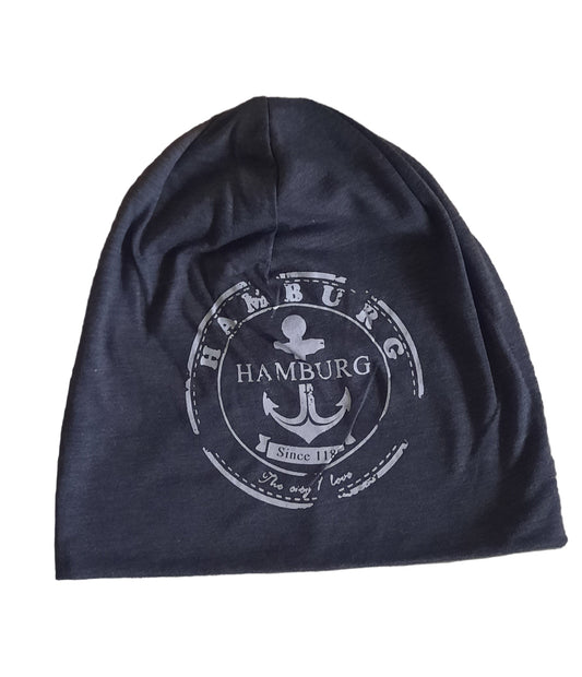 Beanie mit Hamburgmotiv, Anker