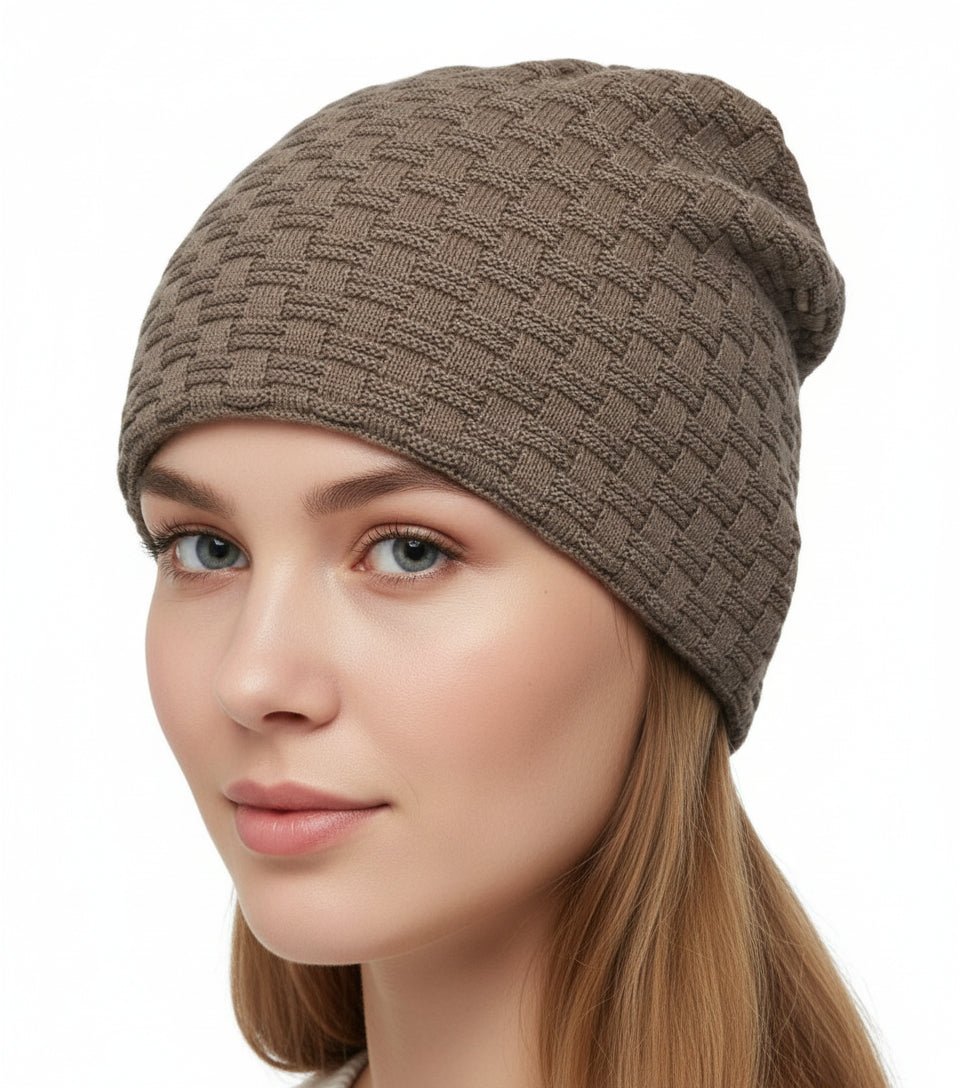 Beanie Strickmuster Klassisch – Unisex Wintermütze - Folad Home & Style