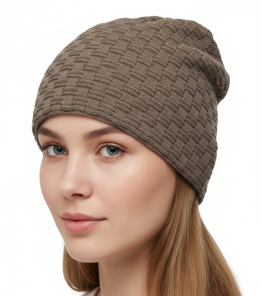 Beanie Strickmuster Klassisch – Unisex Wintermütze - Folad Home & Style