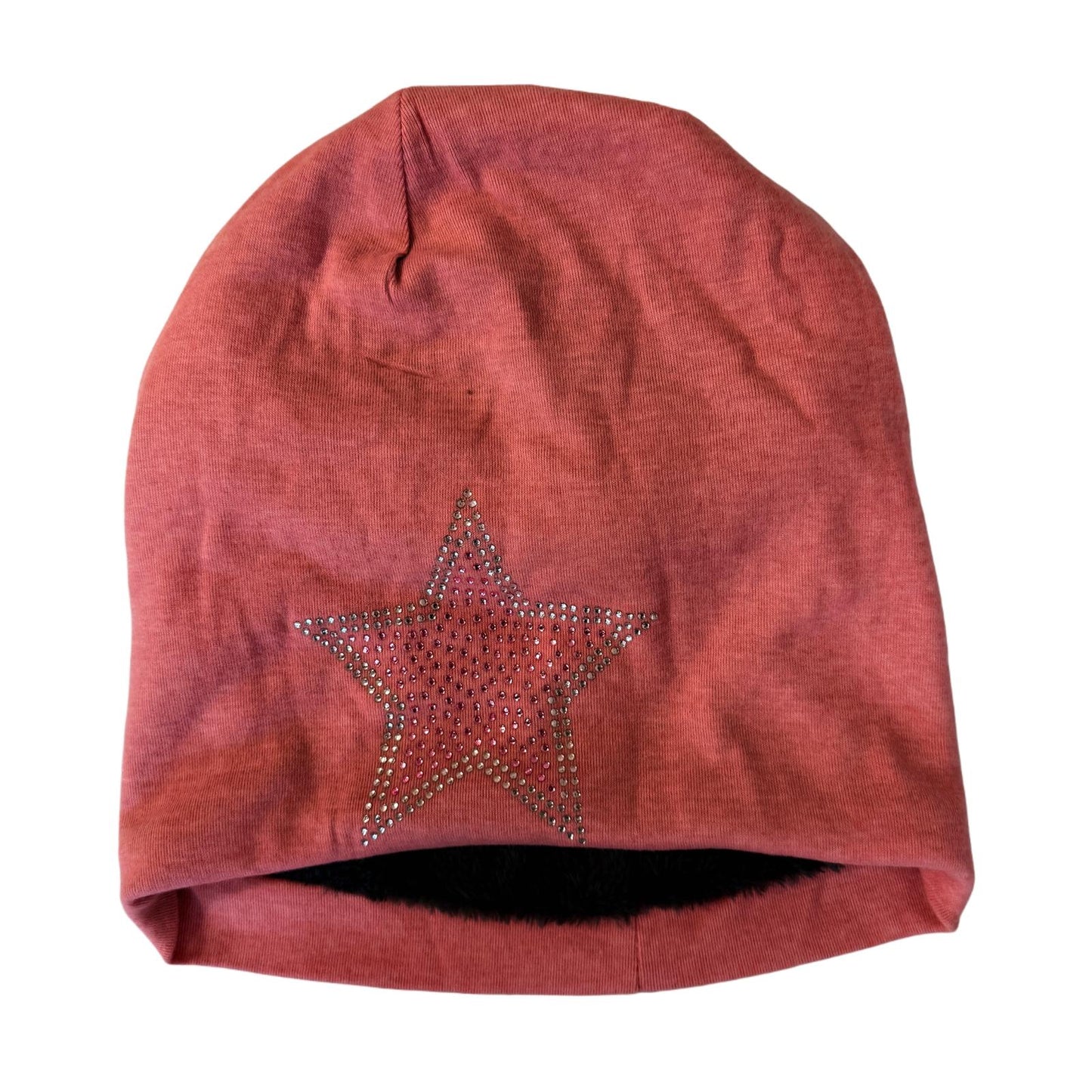 Beanie mit Glitzerstern (Sternumrandung) - Folad Home & Style