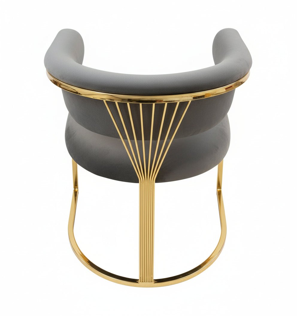 Eleganter Stuhl in Samt - Folad Home & Style