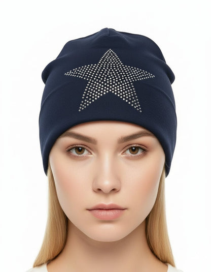 Beanie mit Glitzerstern - Folad Home & Style