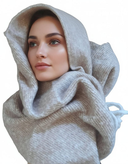 Flauschiger XXL Winterschal Zartrosa – Kuschelschal - Folad Home & Style