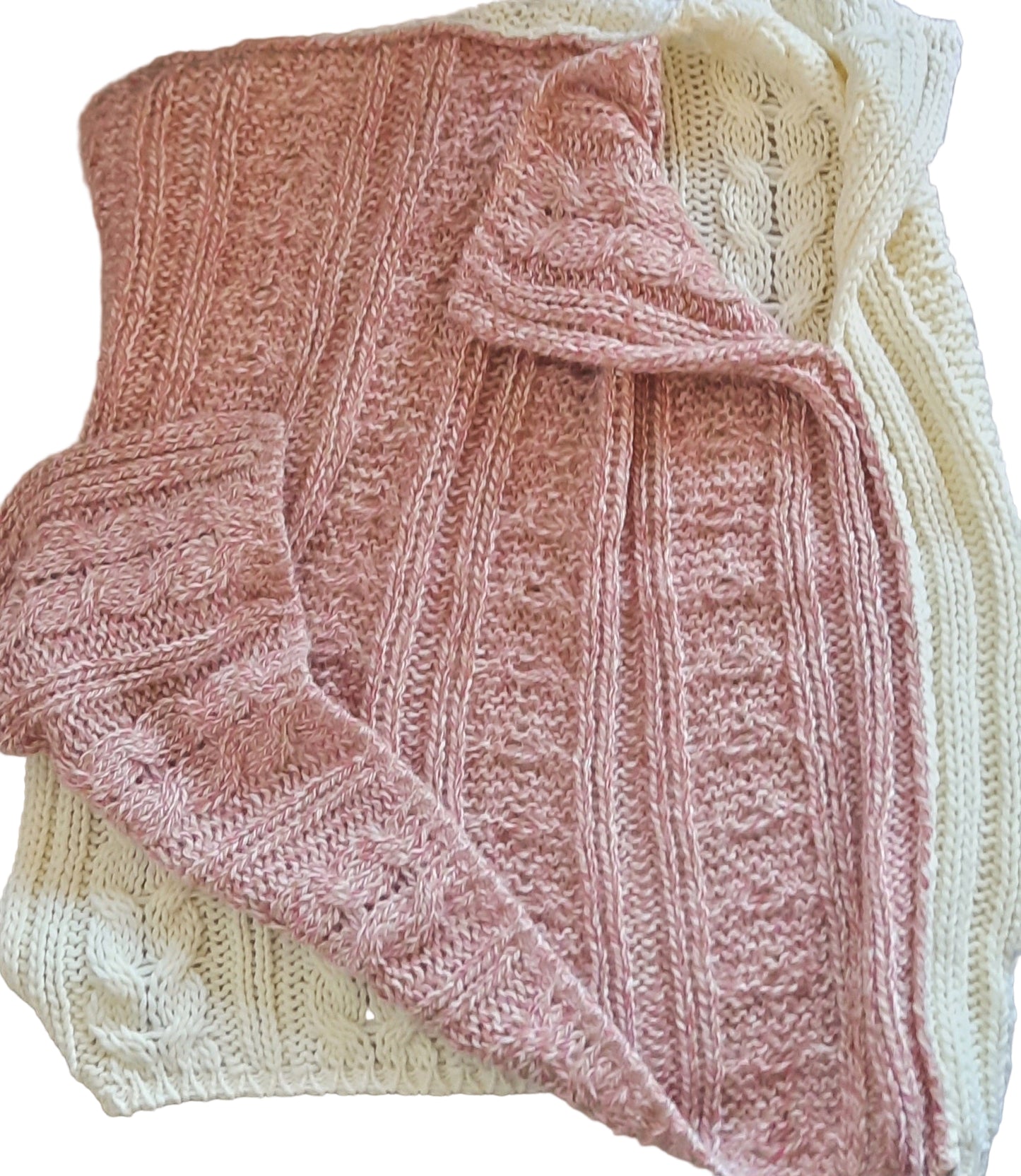 Strick - Poncho in Rosa – Warm & Vielseitig für die Übergangszeit - Folad Home & Style