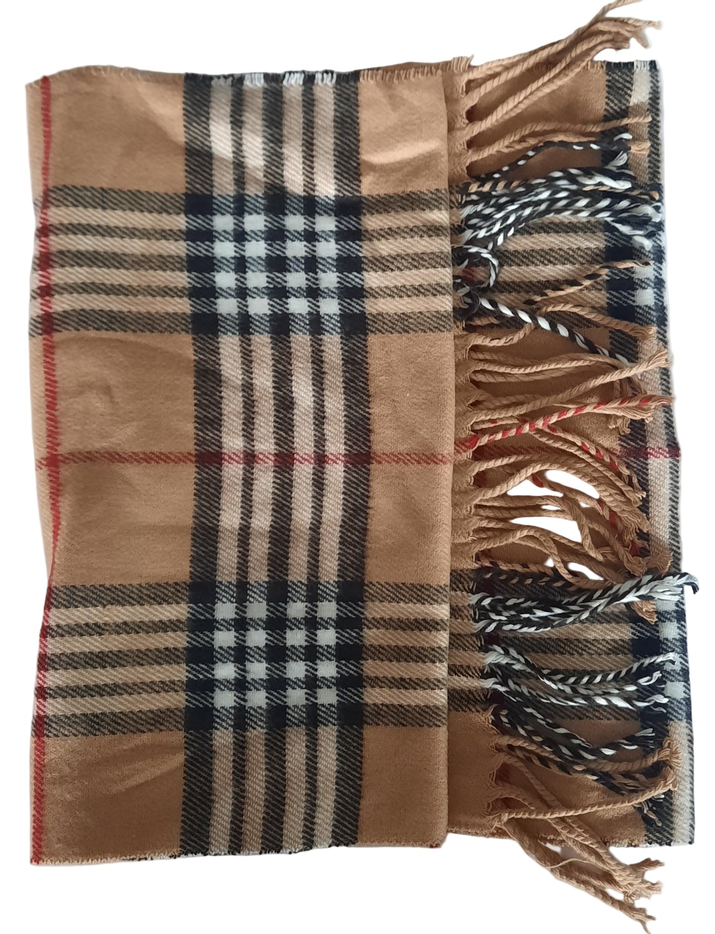 Damenschal mit Karomuster, Cashmerefeeling