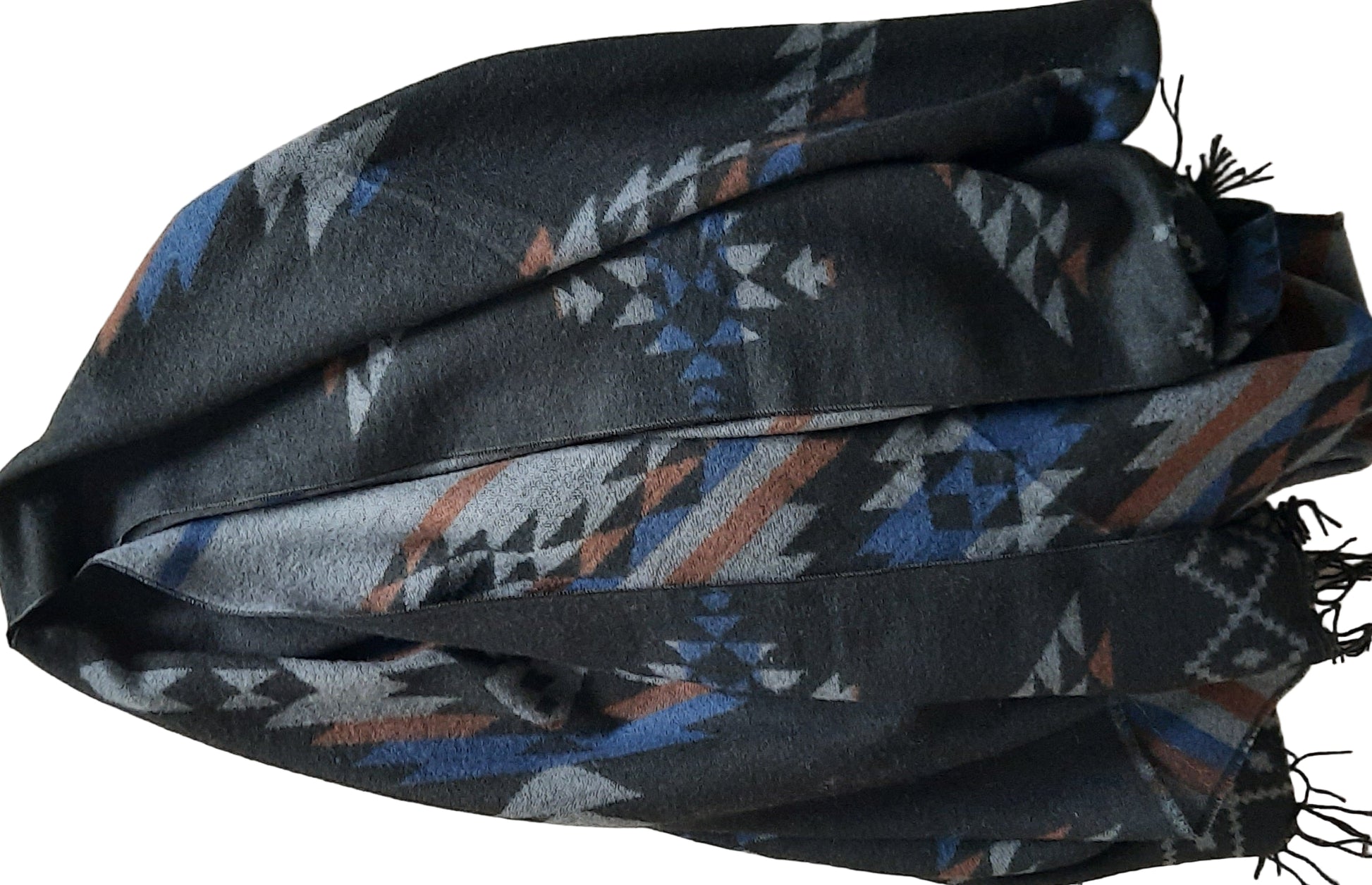 Ethno - Poncho in warmen Farben – Traditionell & Stylisch - Folad Home & Style
