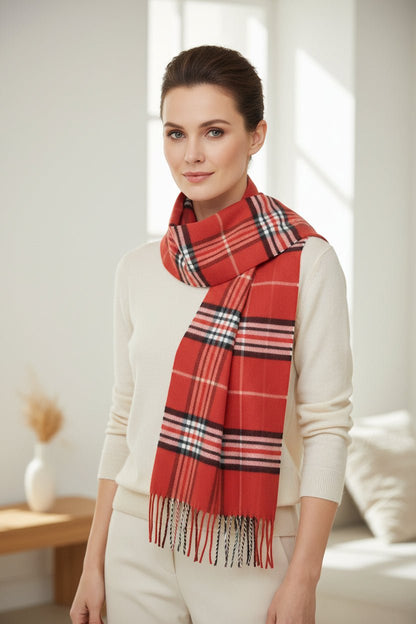Schal kariert – Weich & Warm im Plaid - Muster - Folad Home & Style