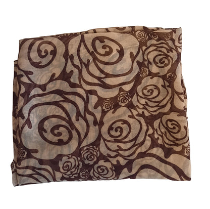 Schal mit Rosenblüten - Muster - Folad Home & Style
