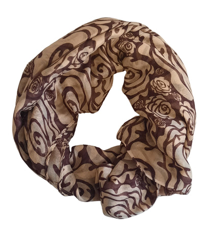 Schal mit Rosenblüten - Muster - Folad Home & Style