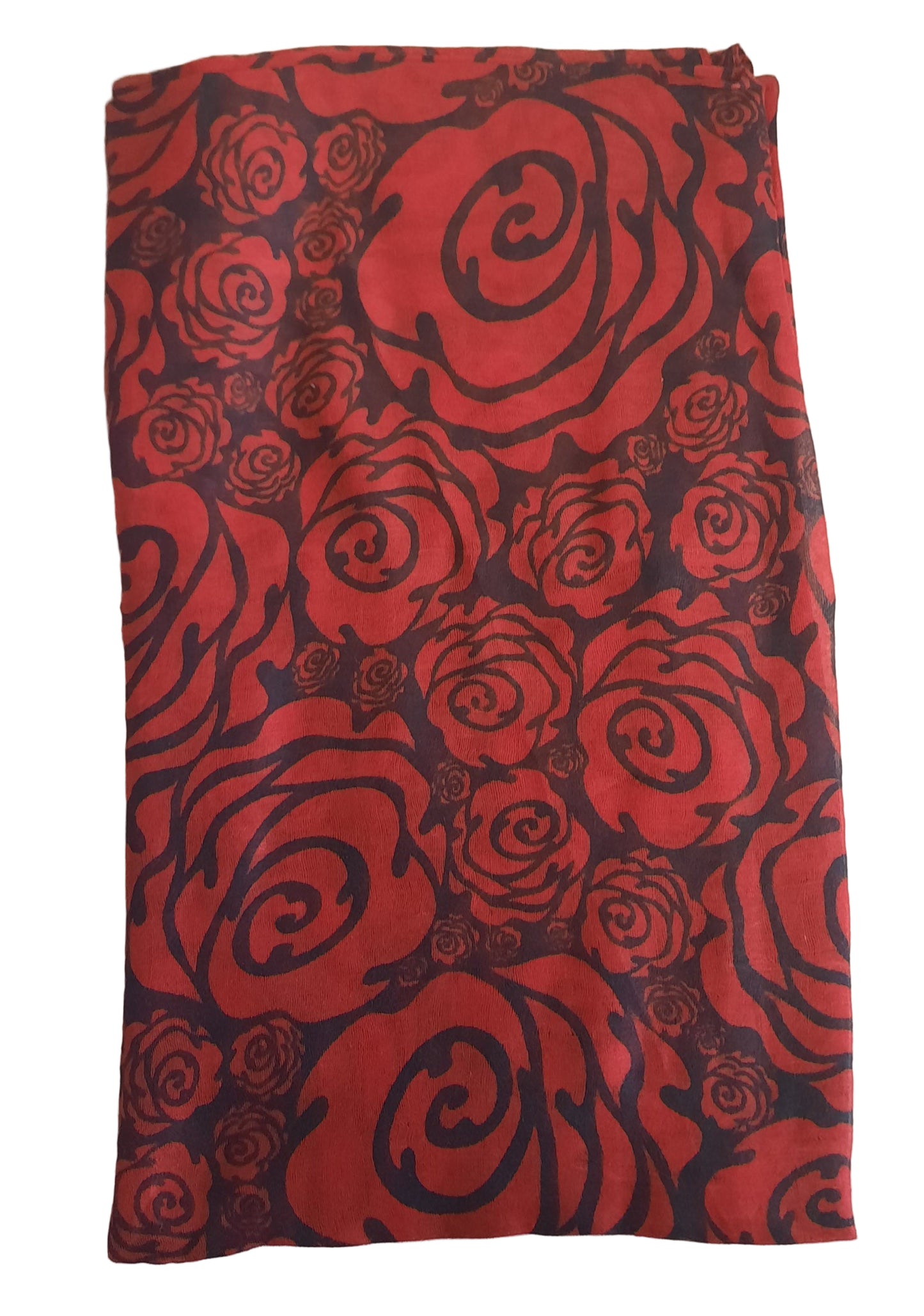 Schal mit Rosenblüten - Muster - Folad Home & Style