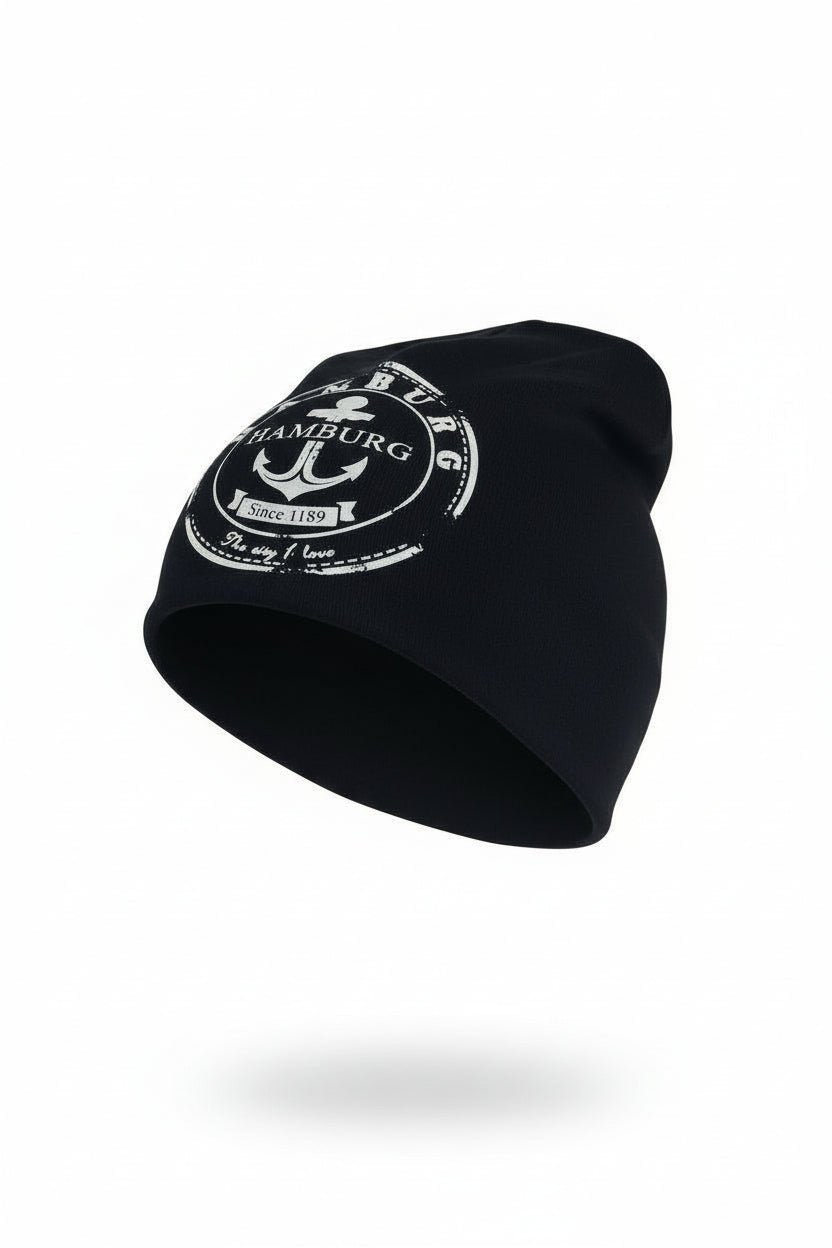 Hamburg Anker Beanie – Leichte Übergangs - Mütze - Folad Home & Style