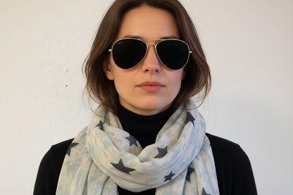 Leichter Sternenschal mit Farbverlauf - Folad Home & Style