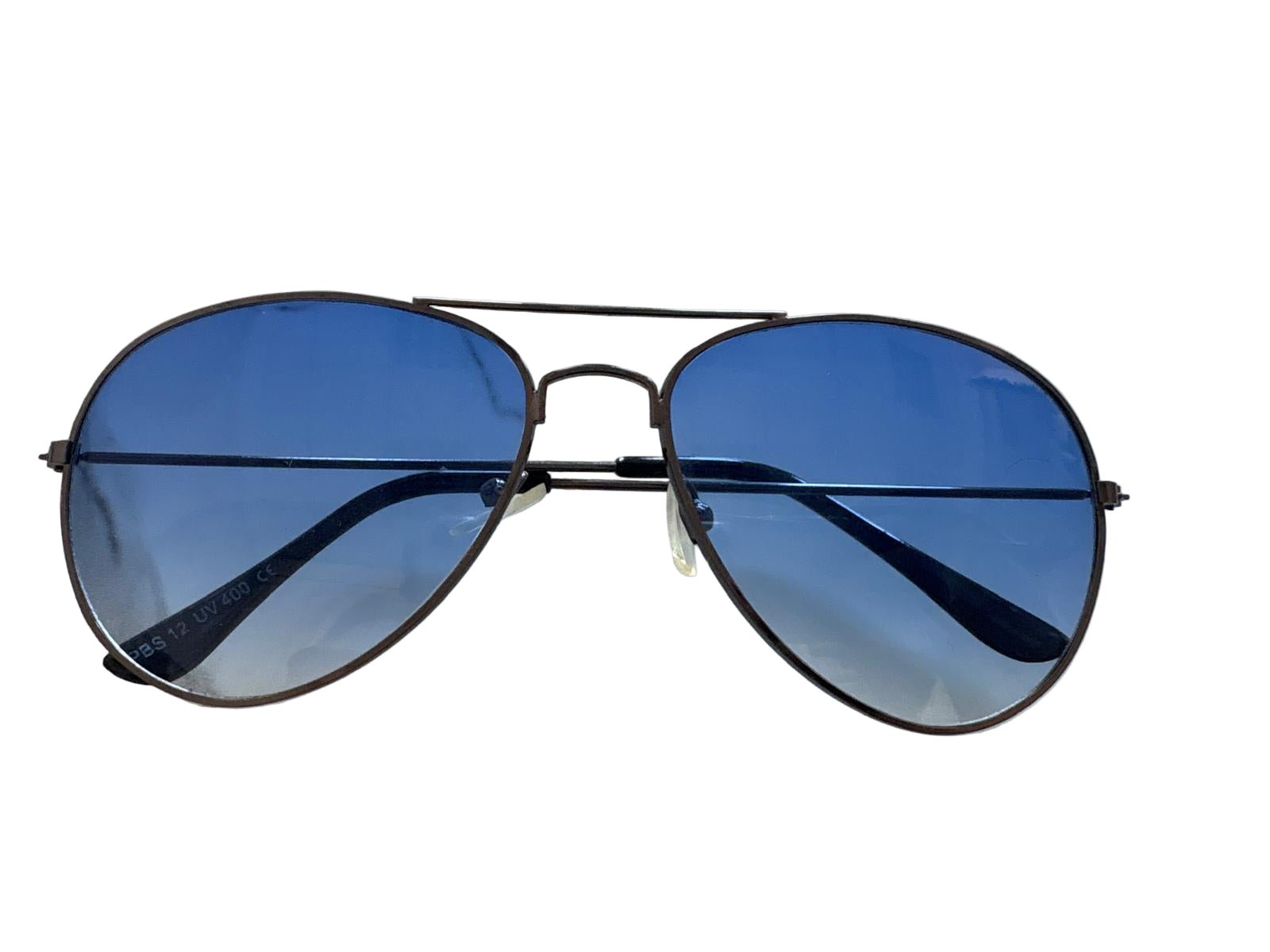 Retro - Pilotenbrille mit farbigen Gläsern – Metallgestell & UV - Schutz - Folad Home & Style