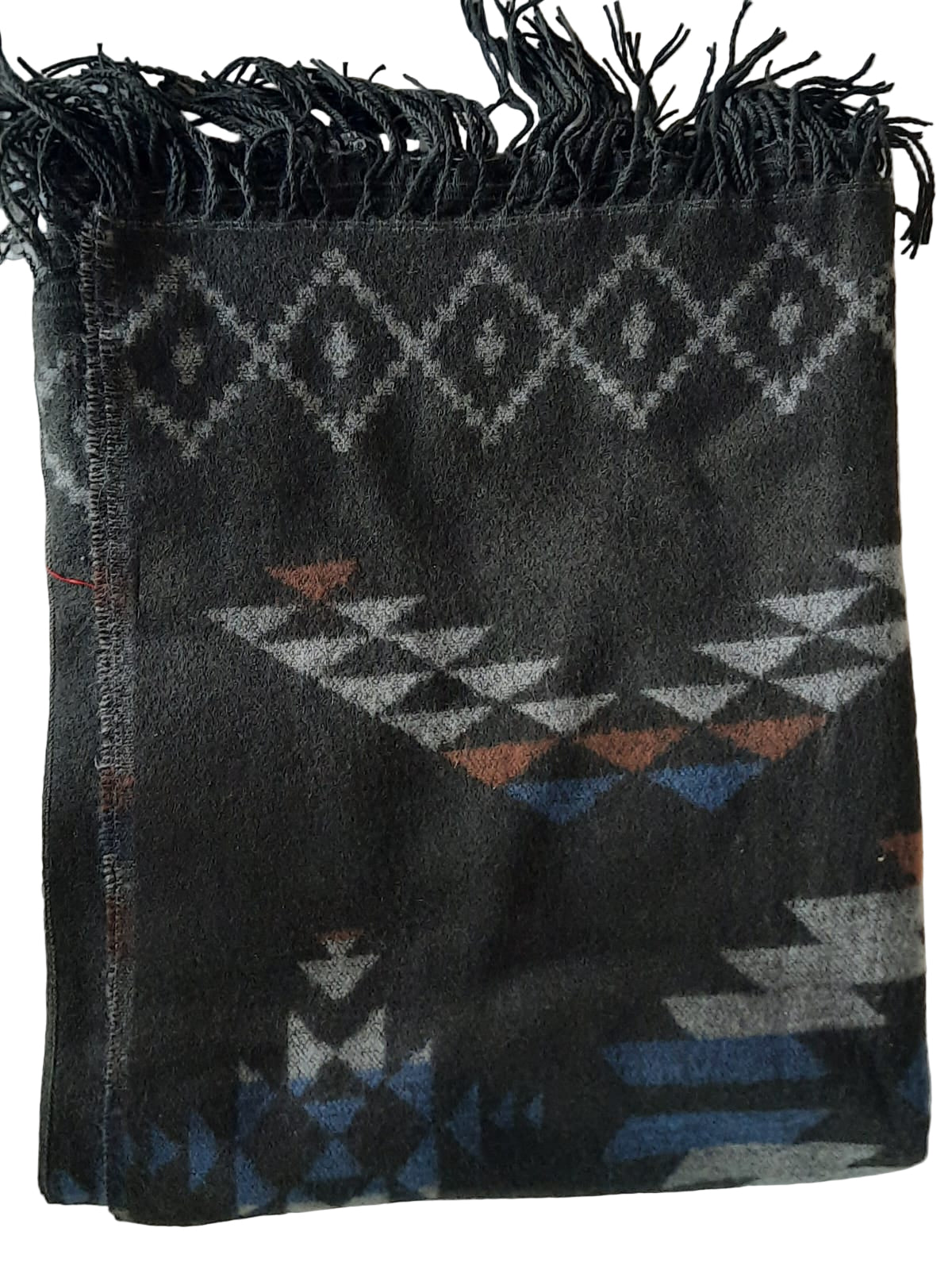 Ethno - Poncho in warmen Farben – Traditionell & Stylisch - Folad Home & Style