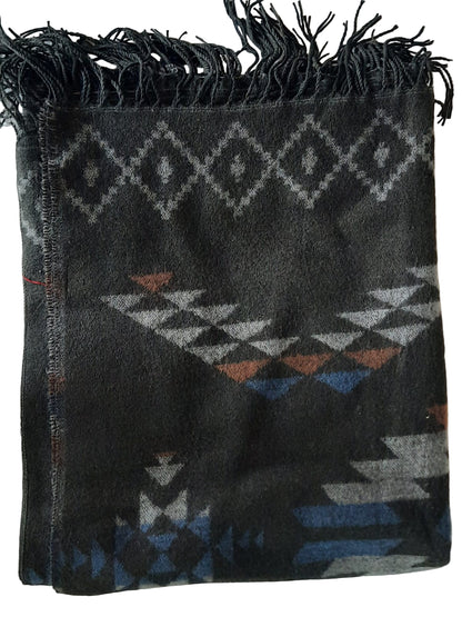Ethno - Poncho in warmen Farben – Traditionell & Stylisch - Folad Home & Style