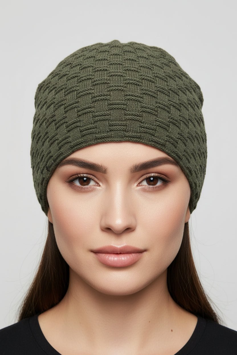Beanie Strickmuster Klassisch – Unisex Wintermütze - Folad Home & Style