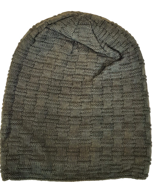 Mütze mit Strickmuster