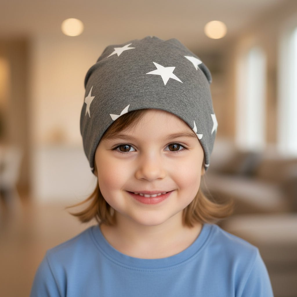 Beanie mit Sternen für Kinder – Kuschelig Warm - Folad Home & Style