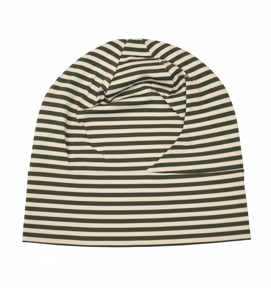 Kinderbeanie mit schmalen Streifen, Ringelmuster