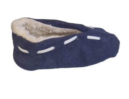 Wildlederhausschuh (Hüttenschuhe), mit Teddyfell gefüttert - Folad Home & Style