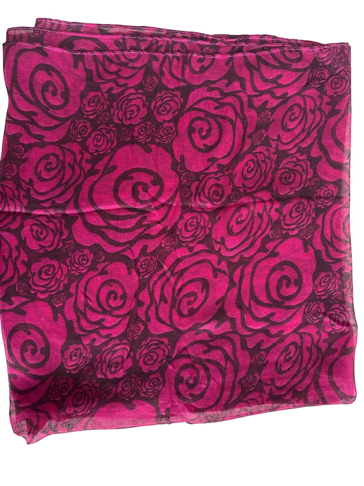Schal mit Rosenblüten - Muster - Folad Home & Style