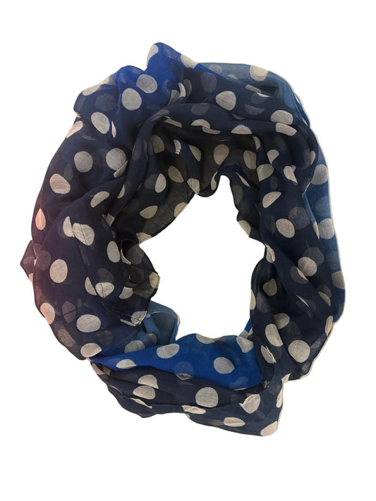 Punkteschal in Blau für den Frühling/ Sommer - Folad Home & Style