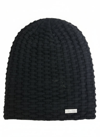 Warme Strickmütze Schwarz – Klassisch & Kuschelig - Folad Home & Style