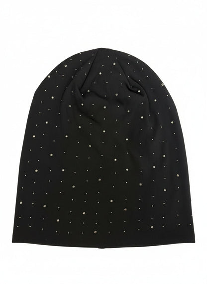 Glitzer - Beanie mit Strasssteinen – Damen Wintermütze - Folad Home & Style