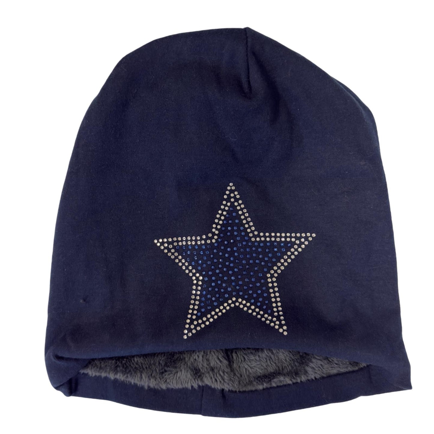 Beanie mit Glitzerstern (Sternumrandung) - Folad Home & Style