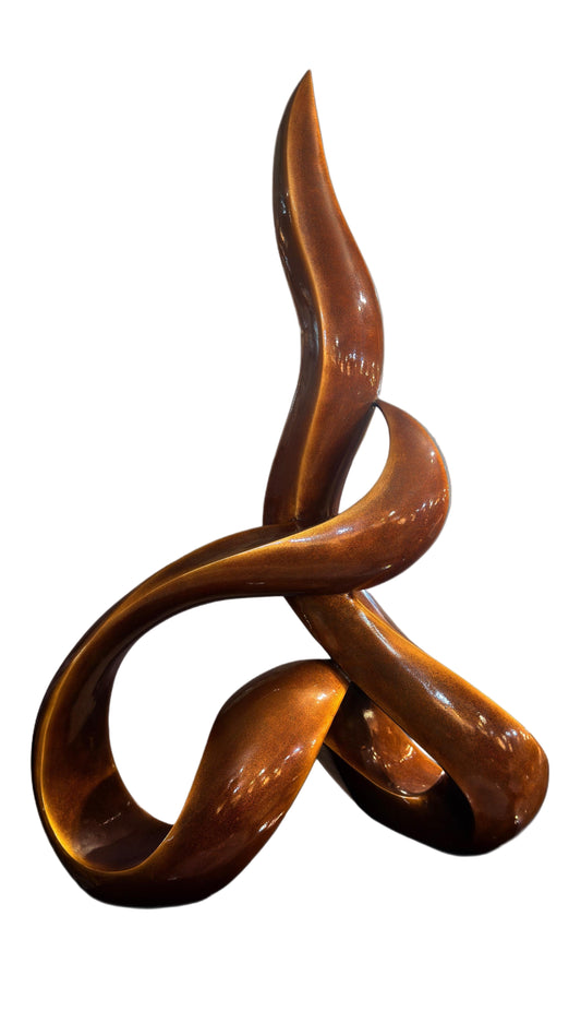 Moderne abstrakte Skulptur – Zeitgenössische Dekofigur für stilvolles Wohnen
