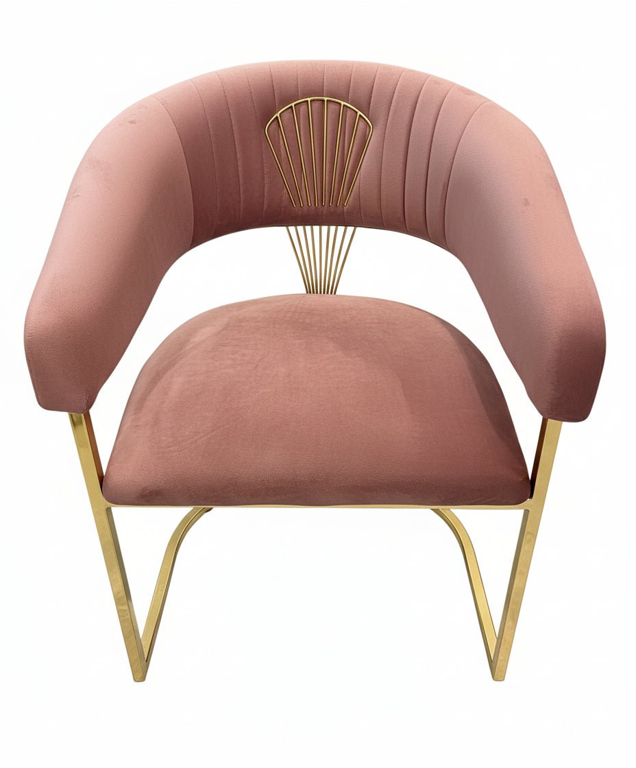 Eleganter Stuhl in Samt - Folad Home & Style