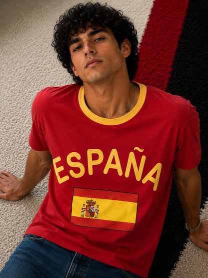 Fußball T-Shirt Länderflaggen | Verschiedene Nationen - Folad Home & Style