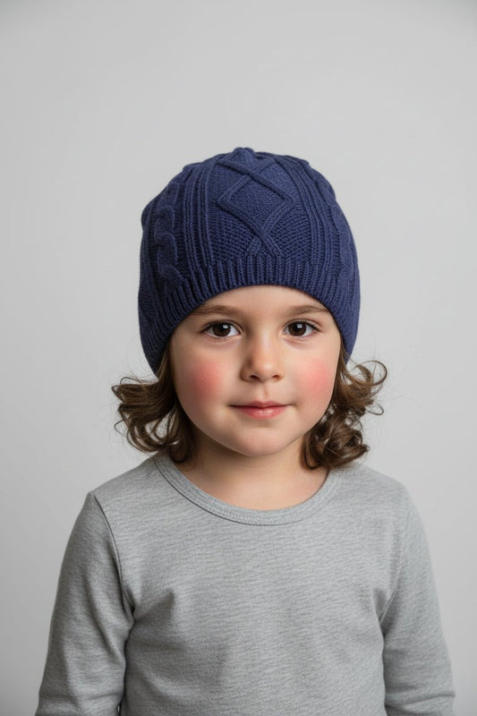 Warme Kinder - Strickmütze Winter - Folad Home & Style