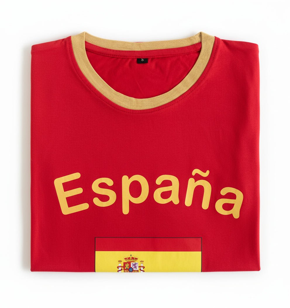 Fußball T-Shirt Länderflaggen | Verschiedene Nationen - Folad Home & Style