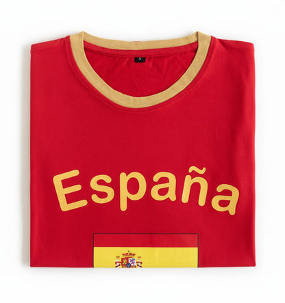 Fußball T-Shirt Länderflaggen | Verschiedene Nationen - Folad Home & Style