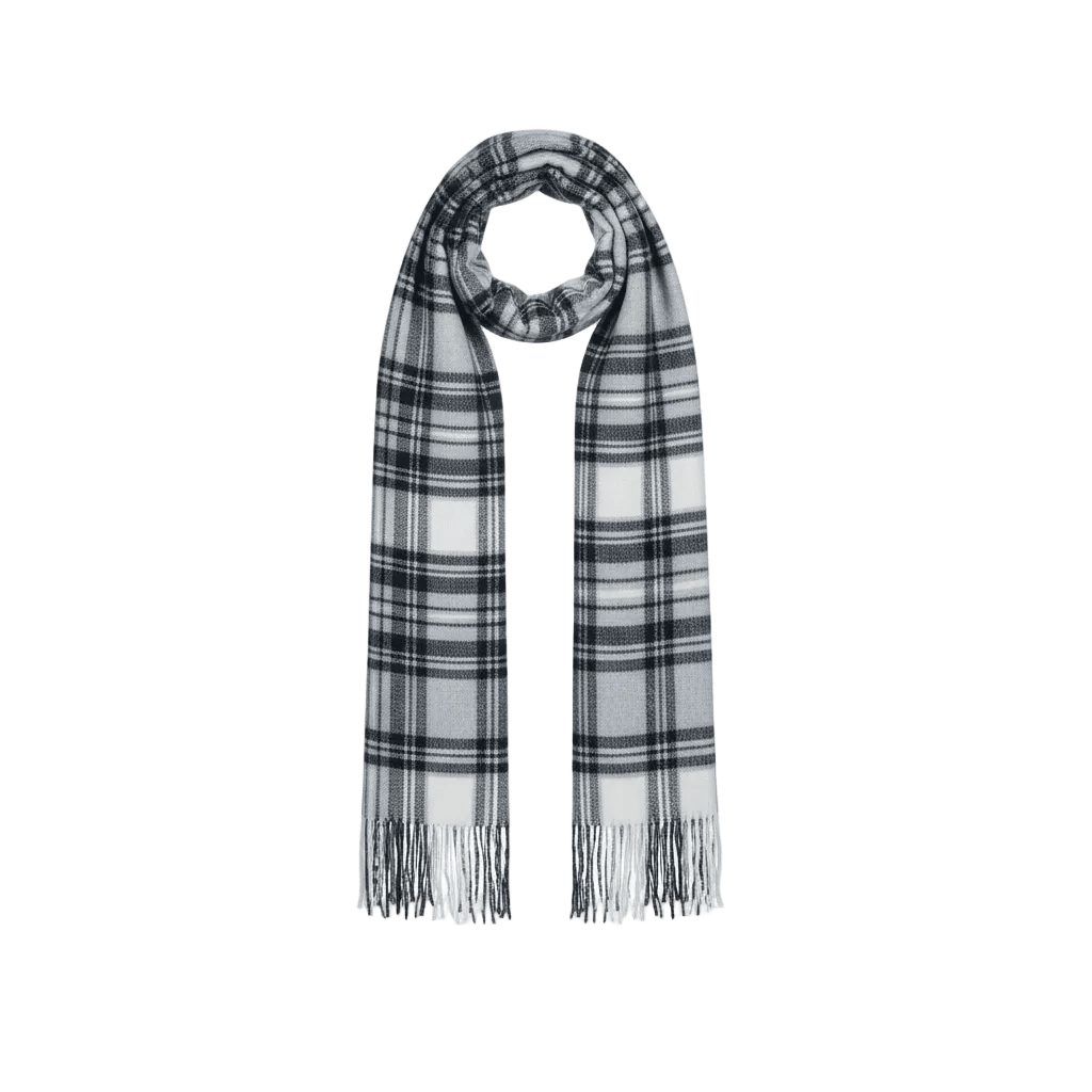 Winterschal Schwarz-Weiß – Warm & Klassisch - Folad Home & Style